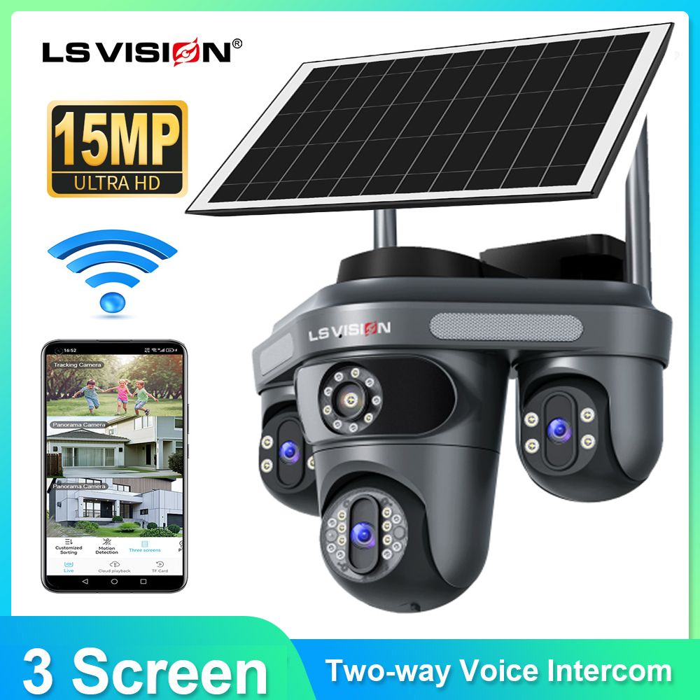 Garden Camera - LS VISION Multiple Lens 3 Screen