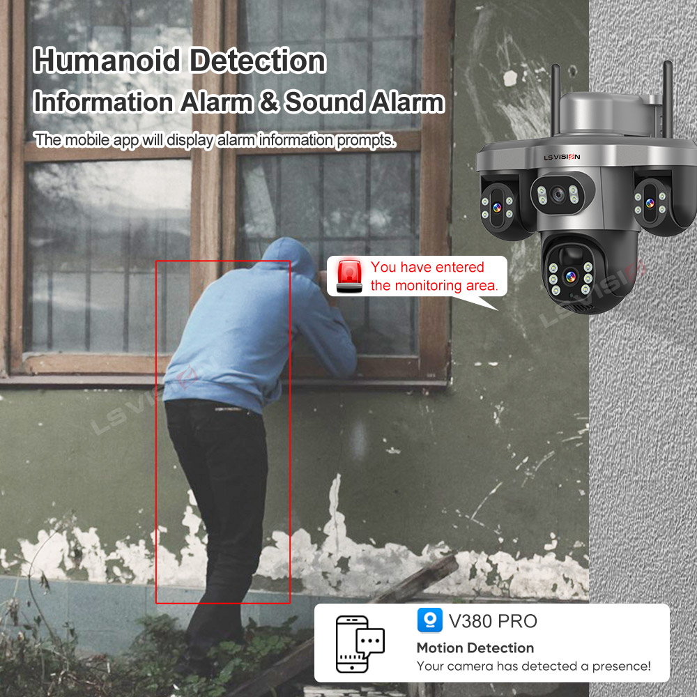 LS VISION Multiple Lens 3 Scre - Garden Camera 评论和价格