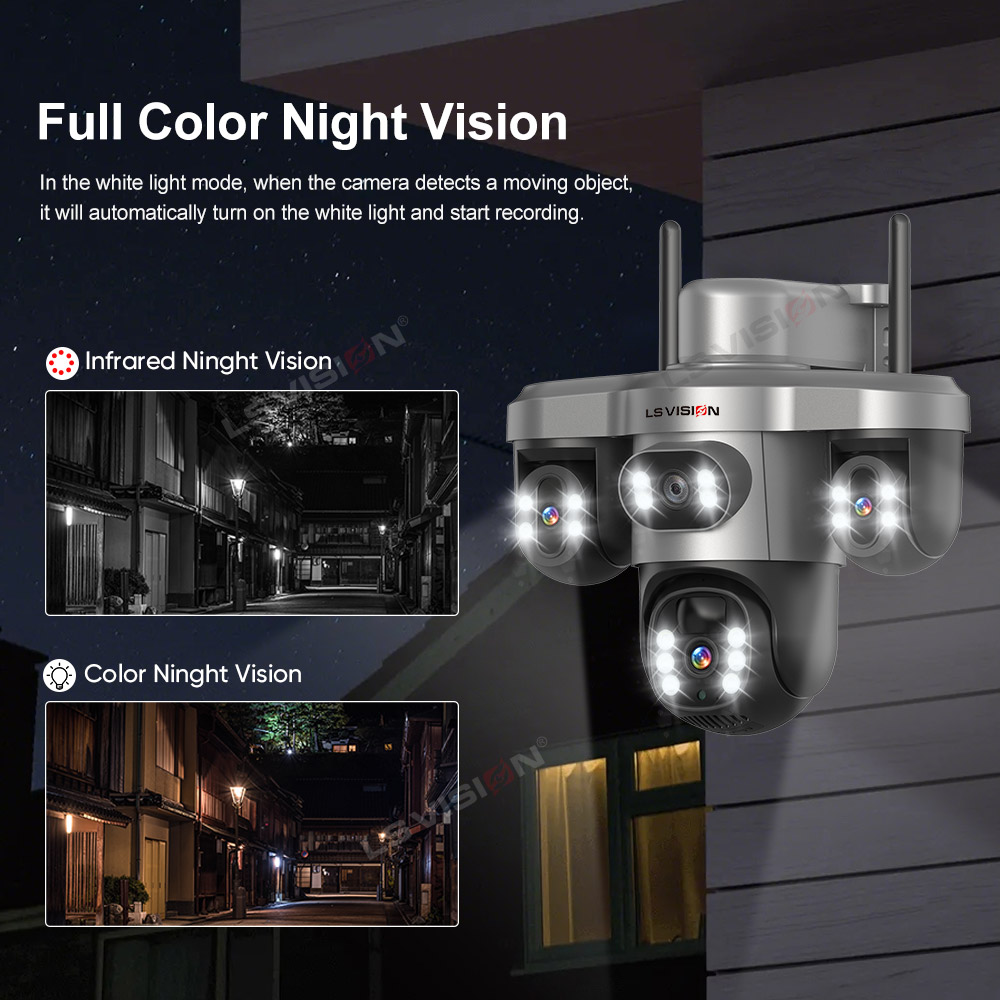 LS VISION Multiple Lens 3 Scre - Garden Camera 评论和价格