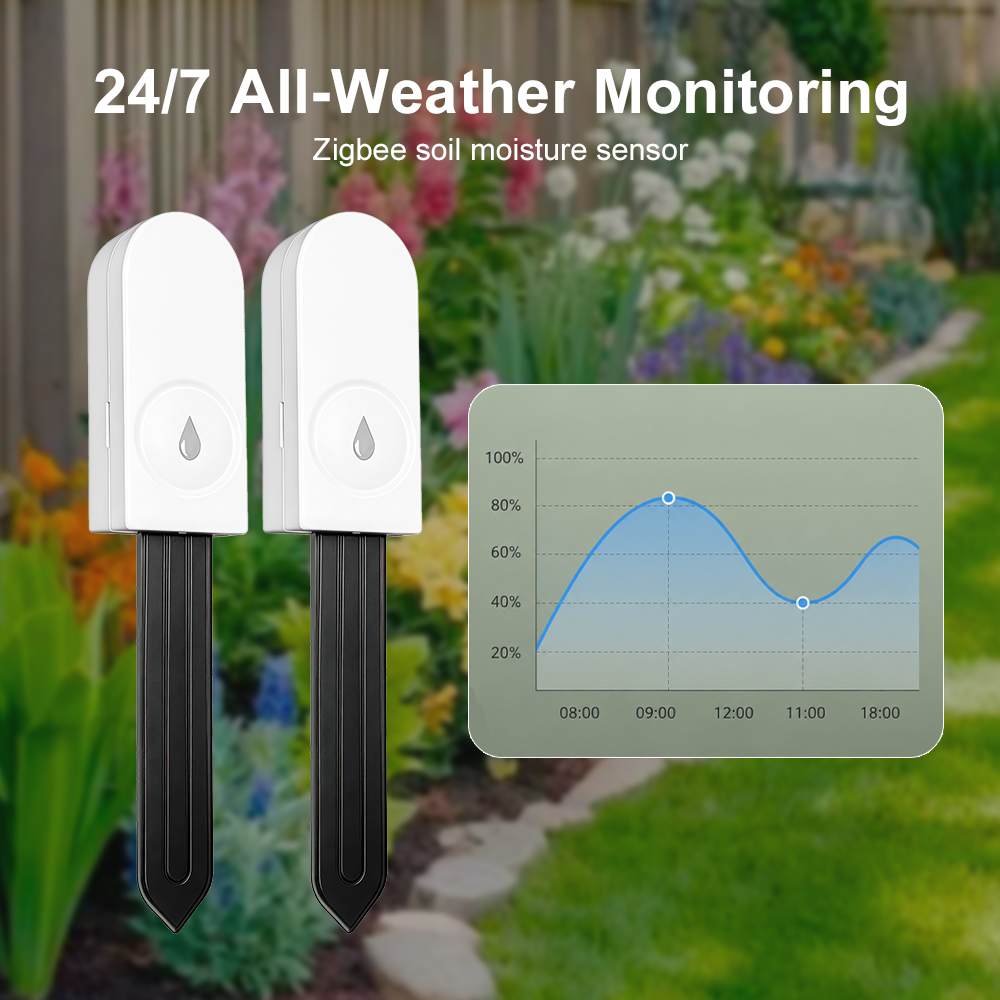Zigbee 3.0 Soil Moisture Senso - Smart Garden System 评论和价格