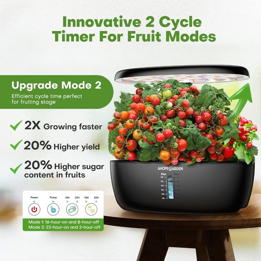 12 Pod Hydroponic Garden with  - Hydroponic Grow Pod 评论和价格