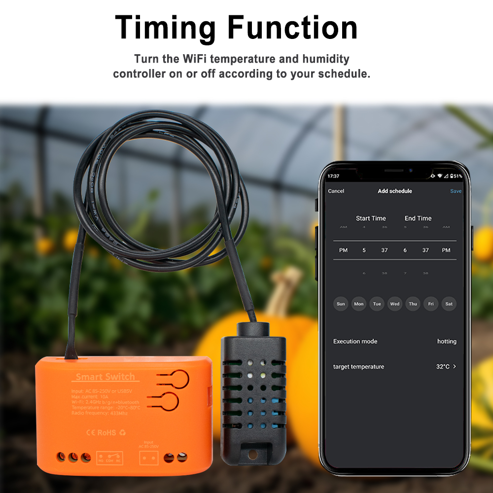 Tuya WiFi Temperature Humidity - Plant Sensor 评论和价格