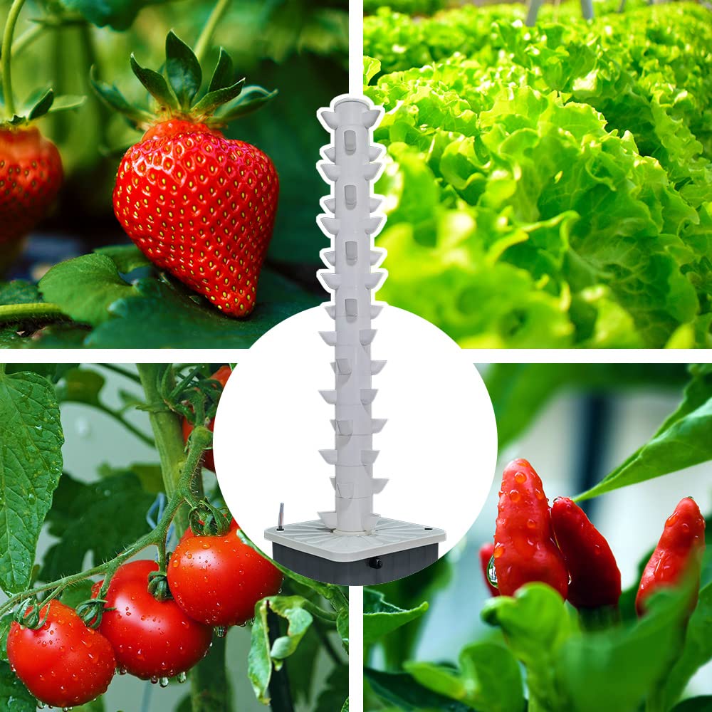 Vertical Hydroponic Grow Tower - Hydroponic Tower 评论和价格