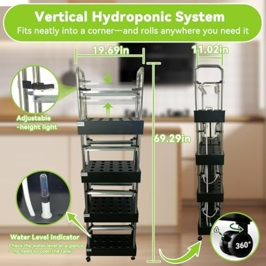Indoor hydroponics growing sys - Smart Garden System 评论和价格