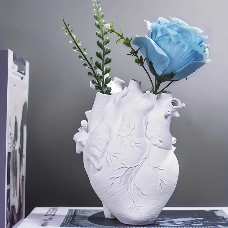 Heart Shaped Resin Vase Anatom - Hydroponic Grow Pod 评论和价格