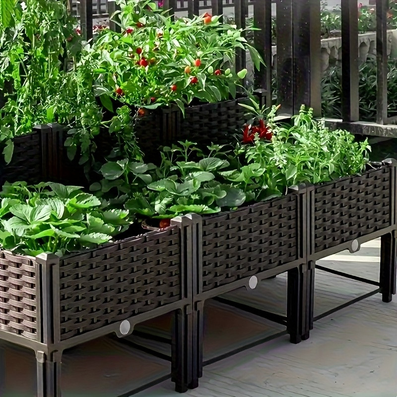 Garden Raised Bed, Elevated Fl - Automatic Watering 评论和价格